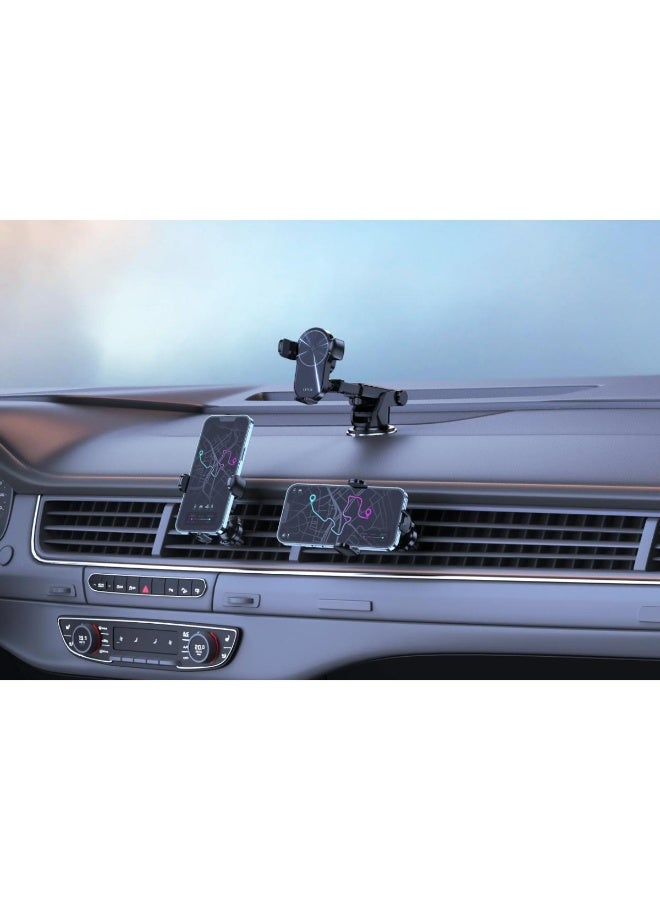 ليفيلو شاحن سيارة لاسلكي Levelo Lavaux بقدرة 15 واط مع خاصية التحرير بلمسة واحدة للهواتف التي يتراوح حجم شاشتها بين 4.7 و 7.2 بوصة. - Image 4